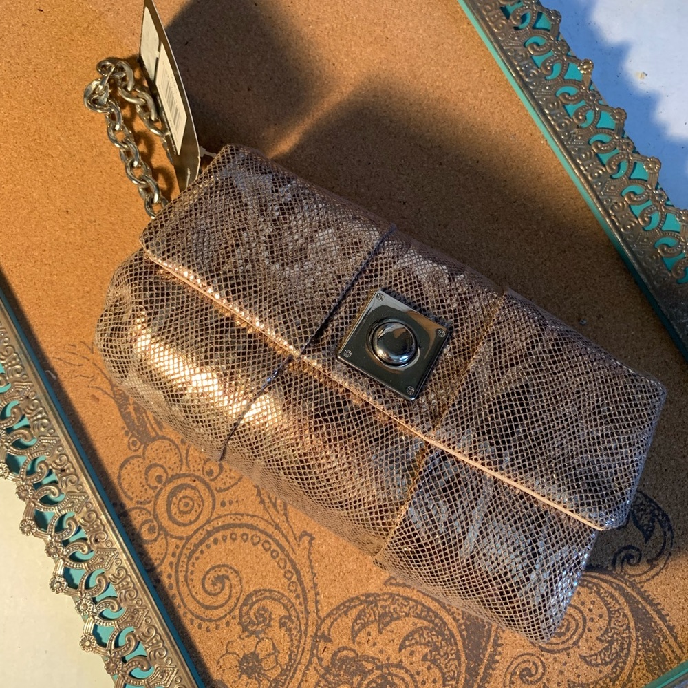 NWT - Accessory Street Snake Print Clutch
